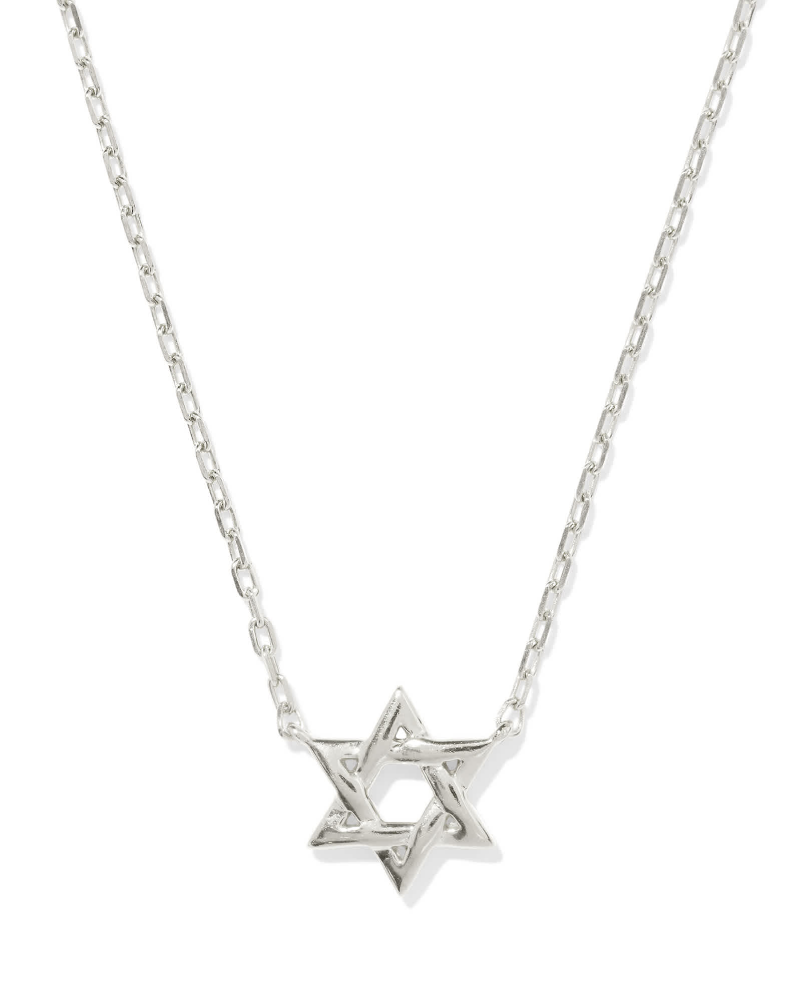 Kendra Scott Star of David Pendant Necklace in Sterling Silver | Metal